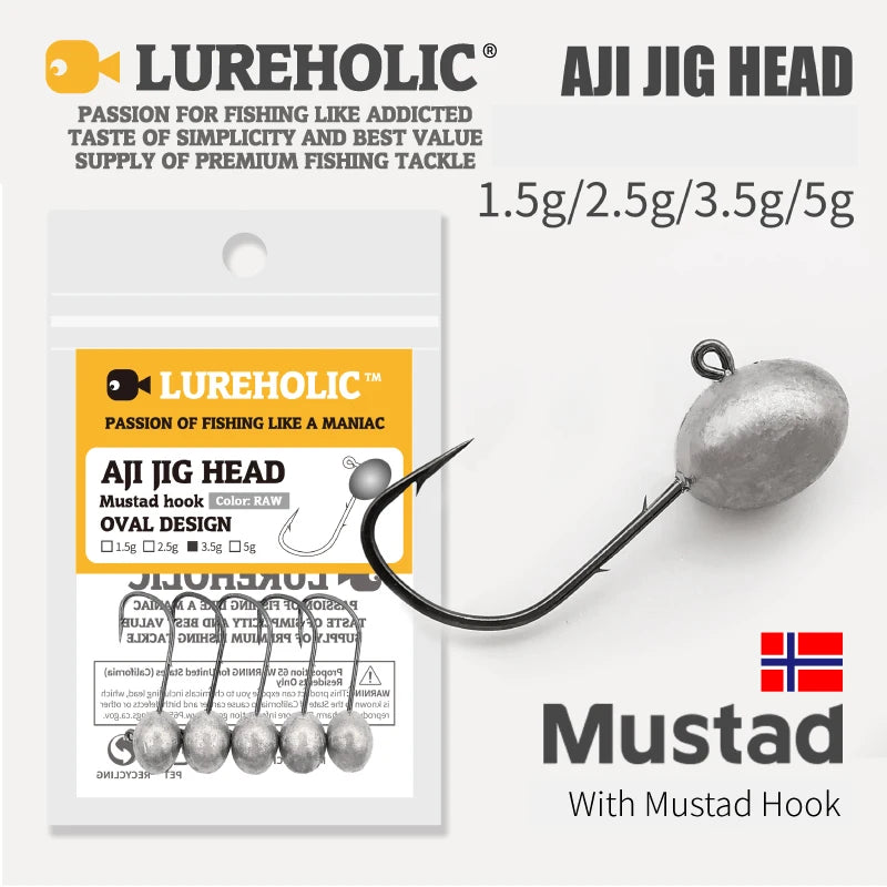Lureholic Aji Jig Head Hooks
