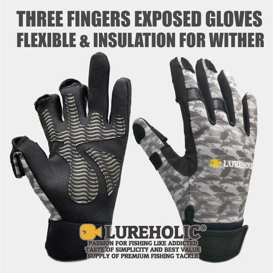 LUREHOLIC Three Fingers Gloves