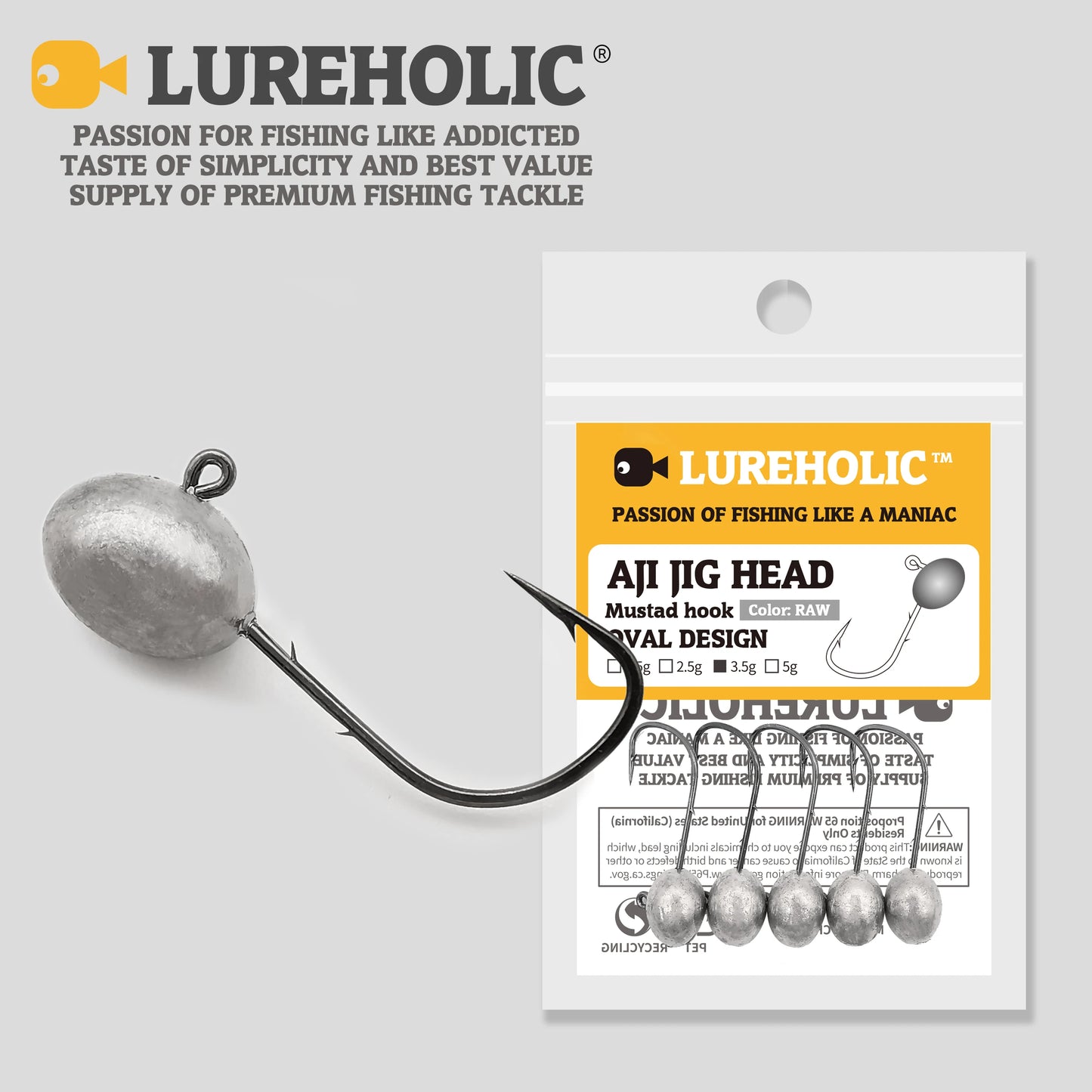 Lureholic Aji Jig Head Hooks